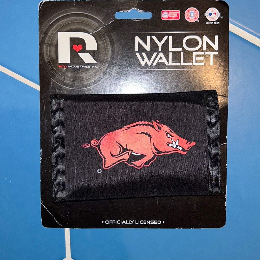 Arkansas Razorback Nylon Wallet